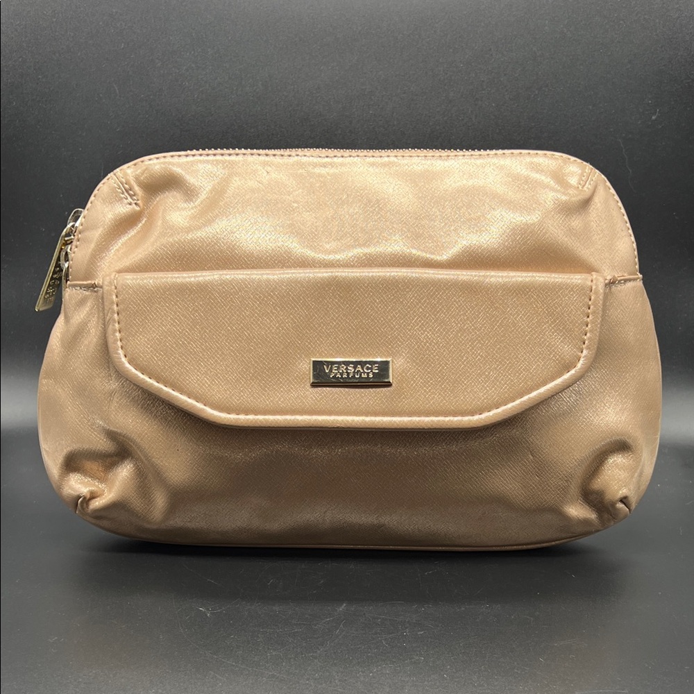 Versace Parfums Shimmer Gold Cosmetic / Beauty Bag Pouch